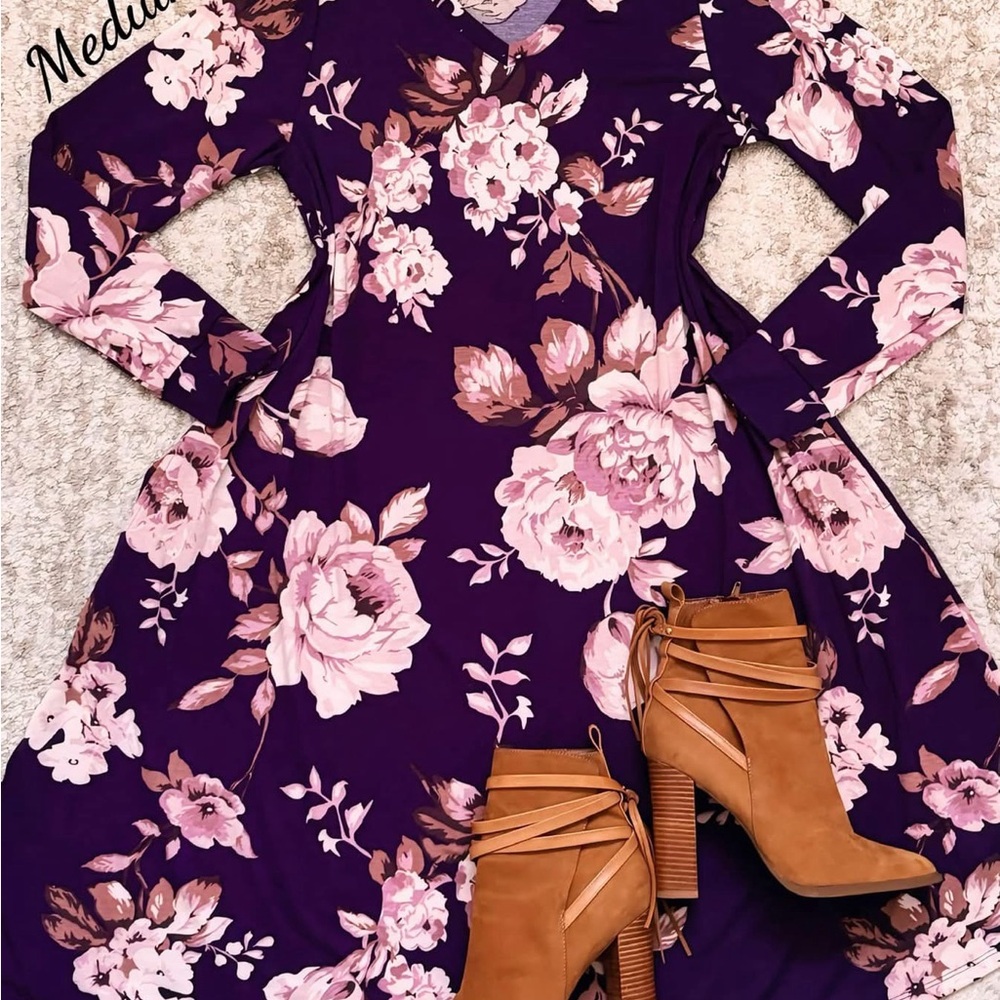 Beautiful Floral LuLaRoe Emily Dress